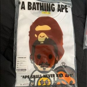 J balvins bape shirt size medium